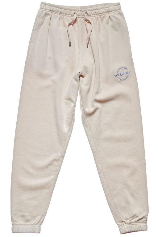 Stussy Womens City Circle Track Pants White - SEVTL0293